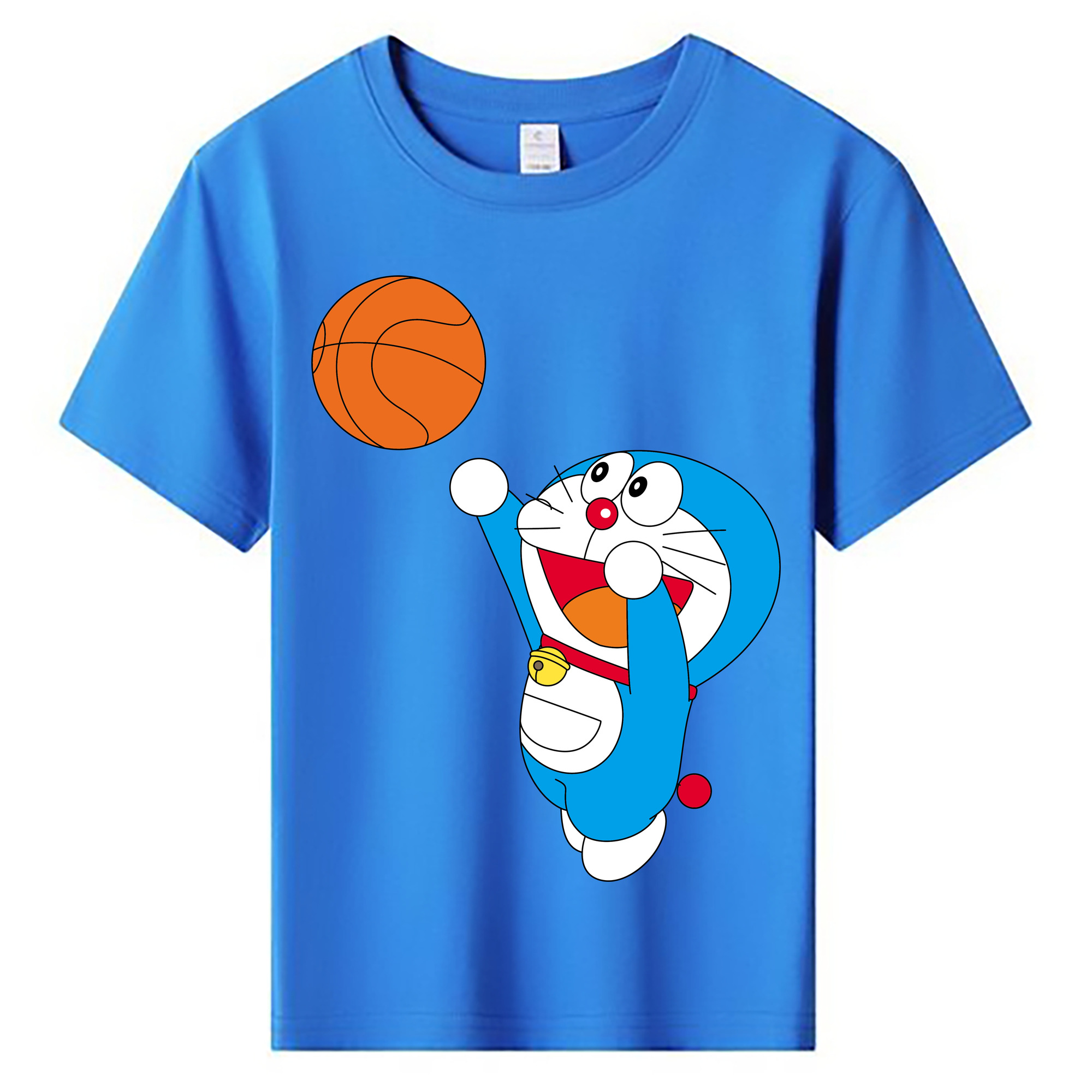（画像用） ドラえもん Doraemon 綿100％キッズTシャツ（フロントプリント）
